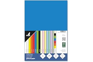 Kangaro - Carta formato A4, 120 g, 100 fogli, colore: Blu
