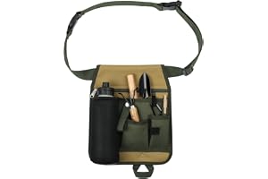 Alaoo Midjeväska för trädgårdsredskap, unisex praktisk trädgård trädgårdsarbete blomsterhandlare midja verktygsbä väska, d