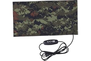 ‎ACOUTO USB-Heizung, Heizblatt, USB-betrieben, Elektrische Stoffheizung, Wasserdicht, Warm, Kalt, Schutz, 3 Temperaturstufen, 1 Paar (20X25cm)