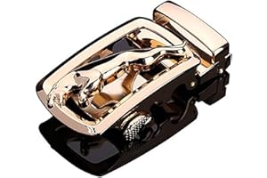 Daisy House Fibbia per cintura da uomo con cricchetto da 40 mm Solo sostituzione automatica della fibbia per cintura in pelle