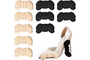 NITAIUN 10 Paar Fersenkissen Pad, High Heel Grips Liner Kisseneinsätze Fersenschutz Fersenhalter Schuheinlagen Heel Pads für zu große Schuhe mehr Komfort und Einen Besser Passenden Schuh