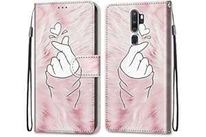 Mo-Somnus Funda para OPPO A9 2020 / A5 2020 / A11X, Funda Cartera Funda Libro Caso Piel PU con Tapa Magnético Billetera Flip Carcasa Cuero [Protección Completa] [Ranura para Tarjeta] (Amor)