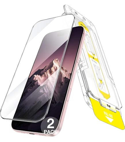 Microdia ScreenGuard Protecteur d'écran HD avec protection de haut-parleur anti-poussière pour iPhone 15/15 Plus/15 Pro/15 Pro Max (pour iPhone 15