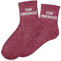 Chaussettes à Paillettes à MessageCasse-Couille - Beige | WOOM