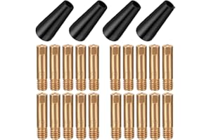 EATBALE Torche de soudage MIG/MAG 14AK MB14 15AK MB15 Buse à fil fourré Kit de buse de contact Diffuseur Buse Airless 0.6 mm 0.8 mm 0.9 mm 1.0 mm Buses conductrices Pistolet de soudage Consumables