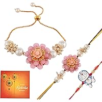YALAMBARrakhi for brother and bhabhi and kid combo Doremon rakhi with Roli Chawal and Raksha Bandhan Greeting CardTAN…