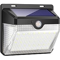 iPosible Solarleuchte für Außen,【Innovative Version】 60 LED Solarlampen mit Bewegungsmelder wasserdichte 2000mAh Solar…