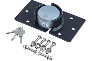 Yale Van Lock - Maximum Security - Corrosion Resistant - Suitable for Vans, Sheds, Garages Black/Silver