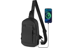 Alaoo Sling Chest Crossbody Bag Sling Bag, axelväska män liten, bröstficka axelväska, lätt Sling Chest Bag, bröstväska väska för män för resor utomhussporter B