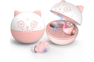 Panda Wireless Headphones, Bluetooth Wireless Headphones In-Ear IPX5 Waterproof Headphones with Microphones and Quick Charging Case, 36H Playtime, Touch Buttons Headset for Smartphone