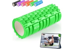 ACTIVE FOREVER ActiveForever Foam Roller for Deep,Foam Roller for Back,Foam Roller for Legs,Exercise Roller,Used in Verious Plases Such as Homesoffice Yoga Classes and Gyms.(13.5cm*32.8cm)