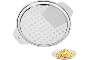 Westmark Dispositif pour Spätzles + Grattoir, Set de 2, Pour Casserole de 24-28cm de diamètre, Acier Inoxydable/Plastique Argenté, 61112240