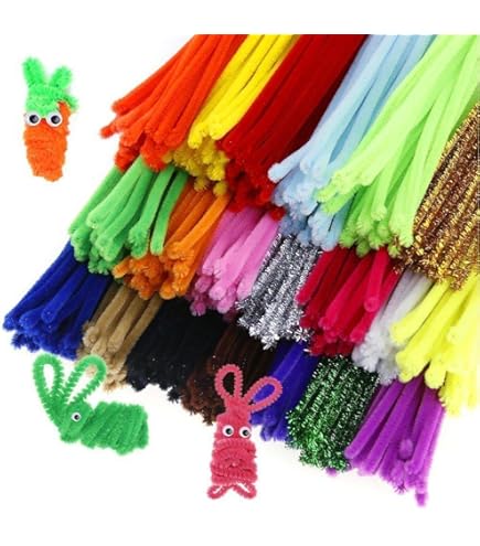 100Pcs Tinsel Rouge Artisanat Tiges De Chenille - En Chenille