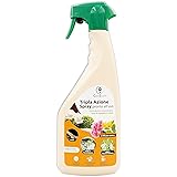 GebEarth® - Tripla Azione Spray per Piante 1L: Insetticida - Fungicida Naturale Pronto Uso a base di Equiseto e Ortica - Cont