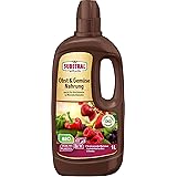 Substral Naturen Bio Obst & Gemüse Nahrung, Organischer Flüssigdünger für alle Obst- & Gemüsepflanzen auf Terrasse, Balkon un