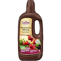 Substral Naturen Bio Obst & Gemüse Nahrung, Organischer Flüssigdünger für alle Obst- & Gemüsepflanzen auf Terrasse…