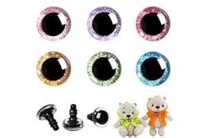 MUCUNNIA Ojos de seguridad 3D (18 mm)