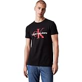 Calvin Klein Men's Core Monologo Slim Fit Short Sleeve T-Shirt