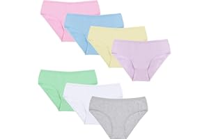 POWER FLOWER Slip da Bambina in Cotone Essenziale Multipack Comode Mutande Mutande Taglia 2-12 Anni Biancheria Intima
