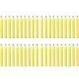 PROSPERRO LUMO by Parkash Candles Chime Candles/Stick Candle/Spell Candle Set of 40 | Ritual Spell Candle | Unscented (Yellow), Wax