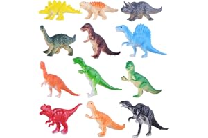 PJ Power Joy Animal Worldz Dinosaur 4-Inch 6Pieces