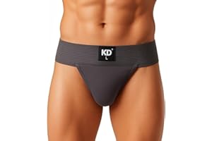 KD Willmax Men’s Regent Gym Jockstrap Cotton Supporter | Soft Waistband | Full Back Coverage | Sports Fit