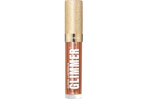 Revlon Super Lustrous Glimmer Gloss – Gloss repulpant lèvres hydratant, lip gloss brillant, maquillage pour les lèvres, 006 Bronze Spark, 3,8 ml