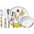 WMF Maya The Bee Cromargan Children's Crockery Set, Multi-Colour, 6-Piece