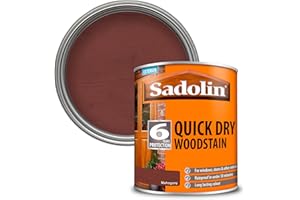Sadolin Quick Drying Woodstain 1 litre Std Colour - Mahogany