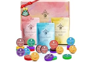 ‎MR MIRYE Shower Steamers Aromatherapie, Geschenke für Frauen Männer, Shower supplement Für Frauen, 24 Stück mit 6 Düften, Geburtstagsgeschenk für Freundin Mama, Home Spa Self Care Relaxation Valentine's Gift