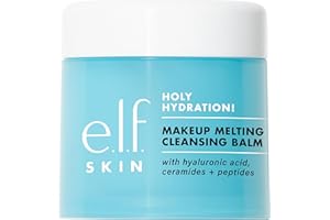 e.l.f. SKIN Holy Hydration! Makeup Melting Cleansing Balm JUMBO, Face Cleanser & Makeup Remover, Infused with Hyaluronic Acid to Hydrate Skin, 100g