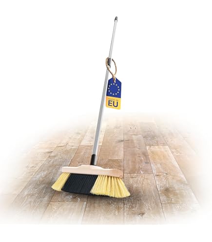 Synx Tools kokos Zaalveger Bezems 2 STUKS - Zachte Bezem 90 cm - Met Steel 160cm