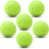 Yonality 6 Pack Training Tennis Balls, Tennis Practice Balls, Training Accessory, High Elasticity Practice Tennis Balls for B