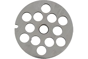 SILLAR Fleischwolfscheiben Lochscheiben für Bosch, Zelmer, Größen Fleischwolf, Durchmesser des Siebs, Küchenmaschine | für Fleisch, Gemüse und Fisch | 10 mm Bohrungen – 61 mm
