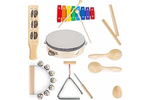 KIRSTEIN Classic Cantabile Percussioni bambini starter kit 13 pezzi