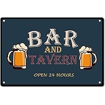 Targa Decorativa In Metallo Vintage Formato A5 | Cartello Retrò Per Bar E Pub | Idea Regalo Originale - 6