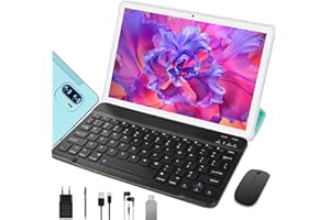 AOCWEI YESTEL T13 Tablette 10 Pouces Android 11 Tablette Enfants, 4Go + 64Go Extensible jusqu'à 256 Go,Caméras 8MP+5MP, 1920 * 1200 FHD, Face ID, Bluetooth, Wi-FI, 8000mAh, Vert
