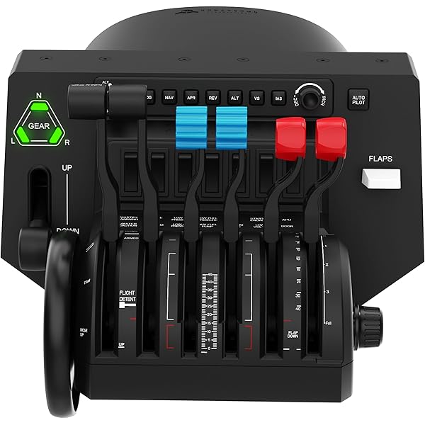 Honeycomb Aeronautical Alpha Flight Controls Yoke & Switch Panel