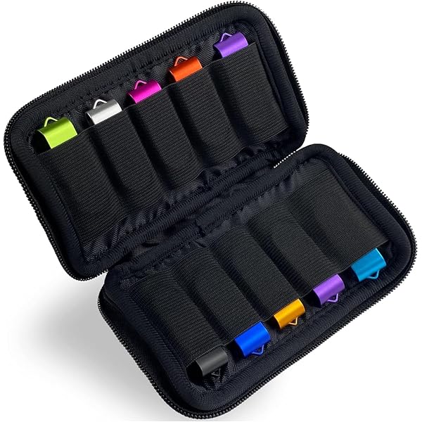 USB-box voor 1 USB-stick met beeldvenster. Flash Drive opbergdoos (Goud