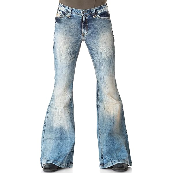 Comycom 70s Heren Donkerblauwe Blue Jeans Used - Jeans-Slagbroek voor Mannen, Donkere Vintage Bootcut Flared-Jeans in Used-Look, donkerblauw, 36W / 34L Comycom 70s Heren Donkerblauwe Blue Jeans Used - Jeans-Slagbroek voor Mannen, Donkere Vintage Bootcut Flared-Jeans in Used-Look, donkerblauw, 36W / 34L