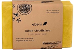 Ebers Jabón Aromático Afrodisiaco, Amarillo, Limón, 100 Gramo