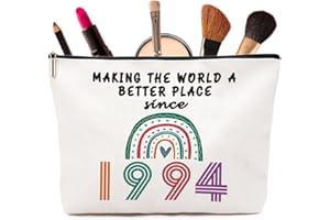 30th Birthday Gifts for Women Makeup Bag-VivaJoy Presents for Female 30th Birthday Gifts Rainbow Cosmetic Bags, Funny 30th Birthday Gift for Women, 30th Birthday Ideas Gifts (1994)