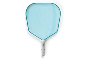 BAYROL Laubkescher - robuster Kescher mit Alu-Rahmen - selbstreparierendes Polypropylen Netz - kompatibel mit allen handelsüblichen Teleskopstangen