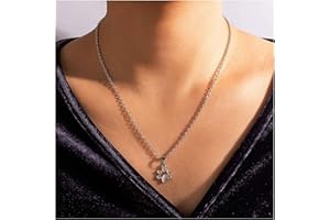 Dervivea Collana girocollo vintage con stampa zampa Collana con impronte di cane e gatto Collana con ciondolo con stampa in argento Collana minimalista con stampa di zampa di animali Gioielli per