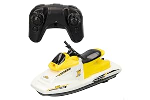 ColorBaby 49987 Motore barca Moto ad acqua telecomandata, Scala 1:47, Contiene 2 Pezzi, Batteria inclusa, Barche telecomandate, Moto ad acqua RC, radiocontrollo, Giocattoli per bambini