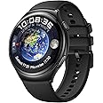 HUAWEI Watch 4 Smart Watch - eSIM Watch with Cellular Calling and 3D Curved Glass - Fitness Tracker and Health Monitor with ECG and SPo2 Monitoring - Compatible with Android and iOs - 46MM Black