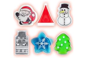 SEASBOES 5 sztuk ogrzewaczy do dłoni, ogrzewacz do kieszeni, na Boże Narodzenie, ogrzewacz do kieszeni dla dzieci, bałwanek, Święty Mikołaj, ogrzewacz do kieszeni, ogrzewacz do kieszeni, do wielokrotnego