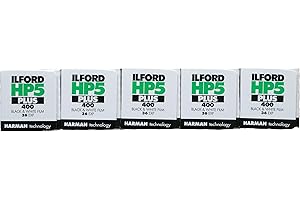 Película fotográfica Ilford HP5+ (35 mm, 36 Fotos por Rollo, 5 Rollos)