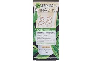 GARNIER BB Cream Natural Crema Idratante Tutto in 1, Arricchita con Pigmenti Naturali e Tè Verde, Confezione da 1, 50 ml