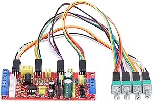 GAROSA Preamplificatore NE5532 con Controllo Volume Treble Bassi, Modulo Amplificatore Audio con Regolazione Tonale per Hi-Fi, Scheda PCB per Sistema Stereo